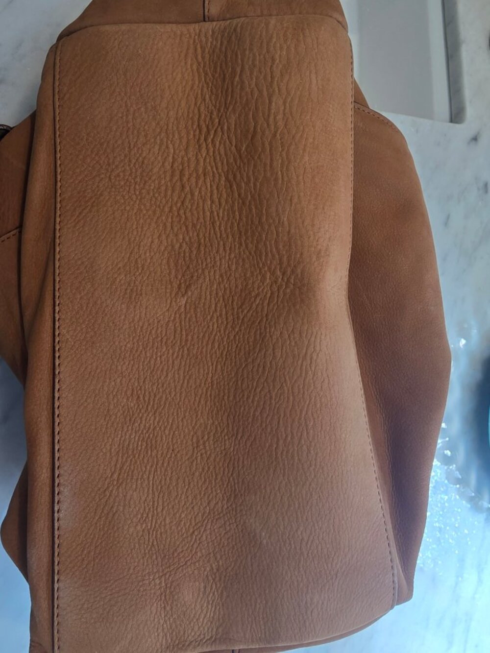 New without Tags Sundance Hobo Brown Suede Shoulder Bag, Made in Italy - Picture 8 of 8